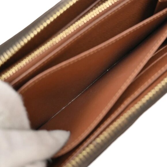 LOUIS VUITTON Long Zippy Wallet Monogram Leather Brown France 268-082025 - Picture 13 of 16